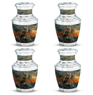 Owl Mini Urns For Ashes Funeral, Ashes Cremation Urn For Ashes