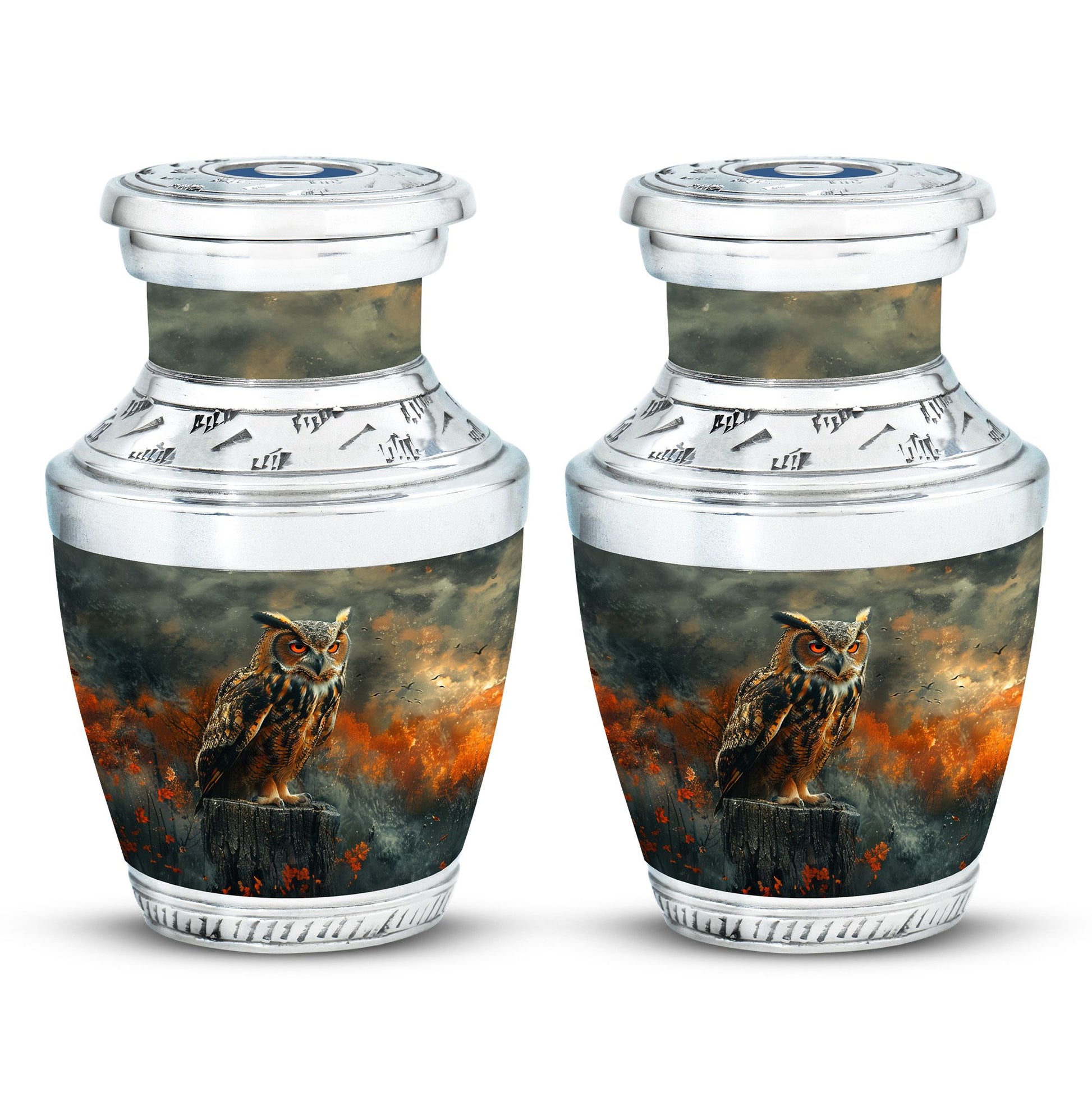 Owl Mini Urns For Ashes Funeral, Ashes Cremation Urn For Ashes