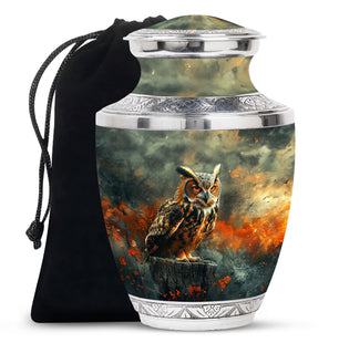 Owl Mini Urns For Ashes Funeral, Ashes Cremation Urn For Ashes