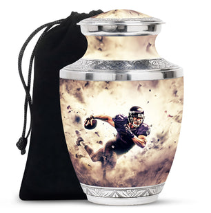 Football Large Urns For Human Ashes Funeral, Ashes Memorial Urn