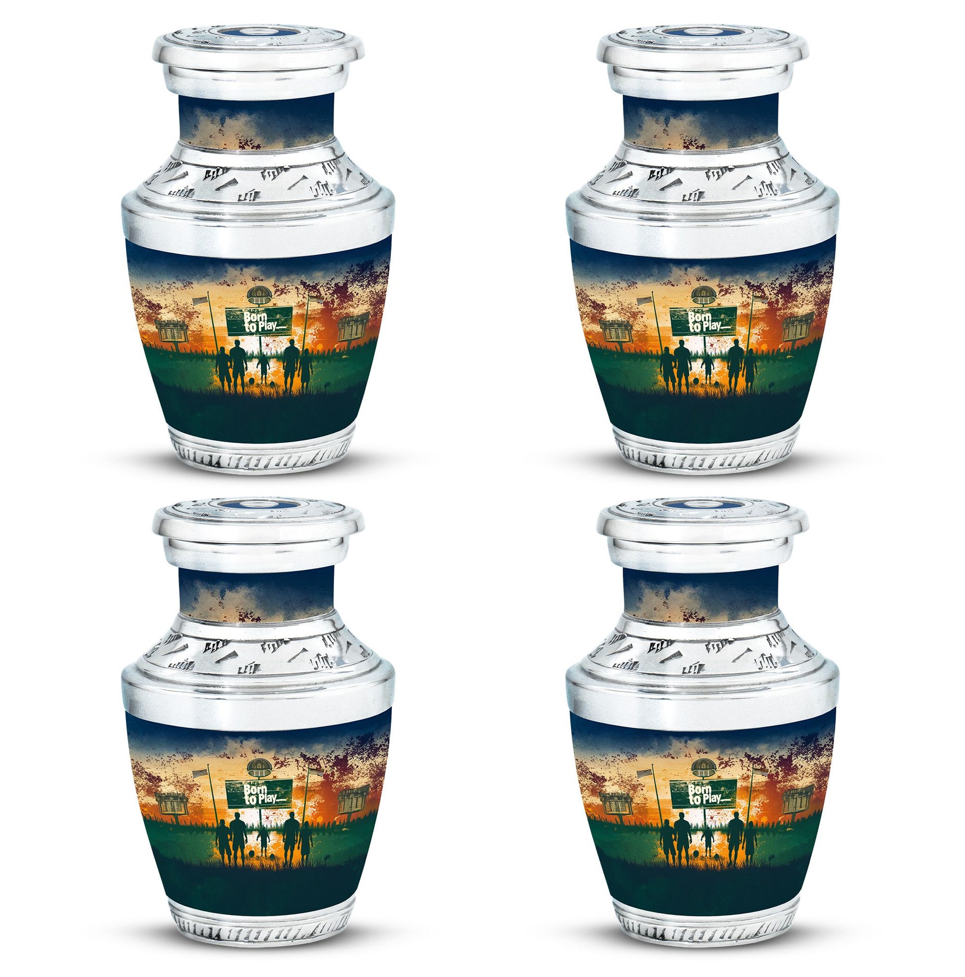Football Keepsake Funeral, Ashes Cremation Urn For Ashes