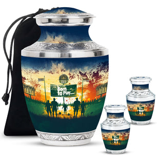 Football Keepsake Funeral, Ashes Cremation Urn For Ashes