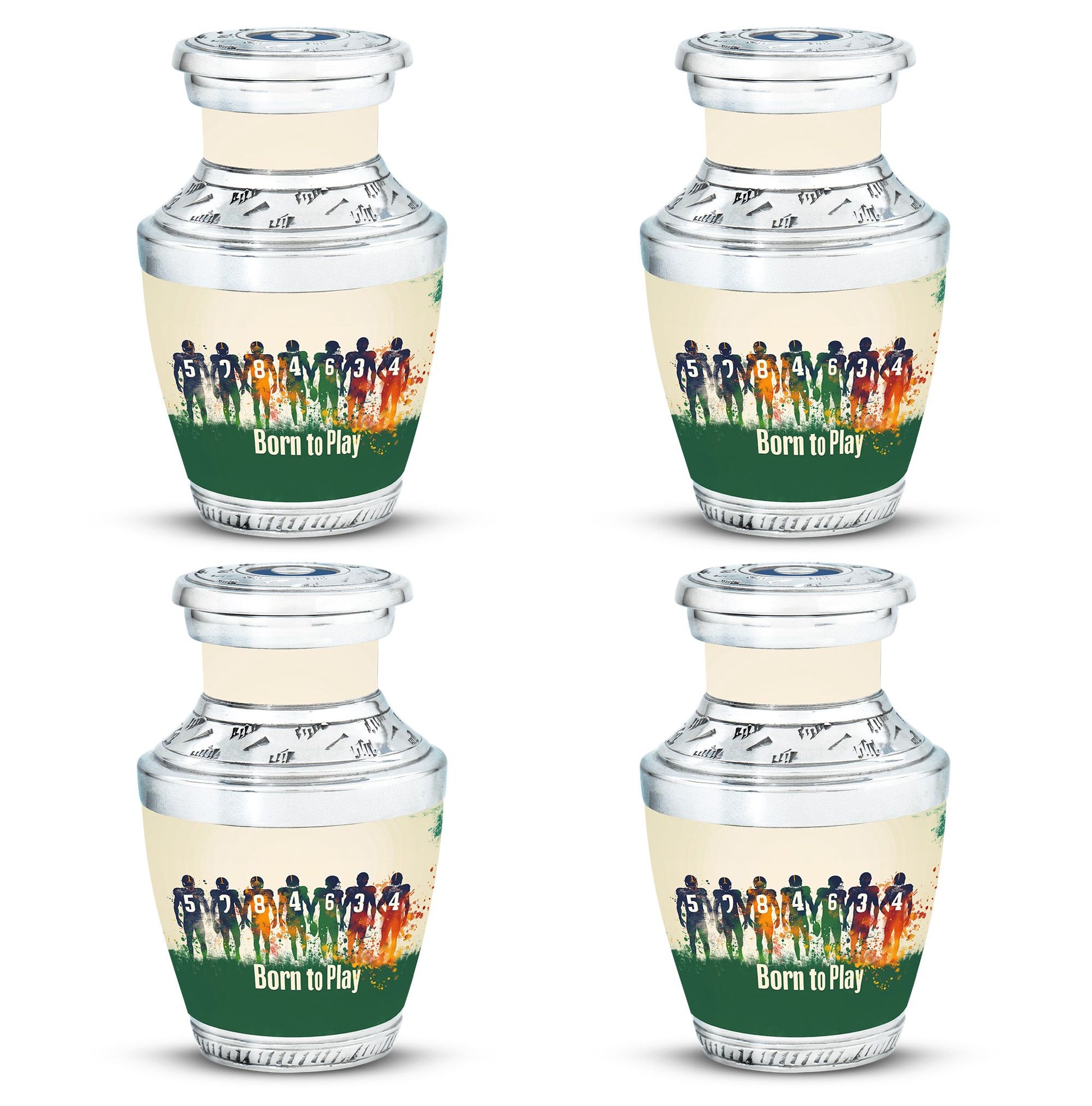 Football Medium Urn Large Funeral, Ashes Urn For Ashes