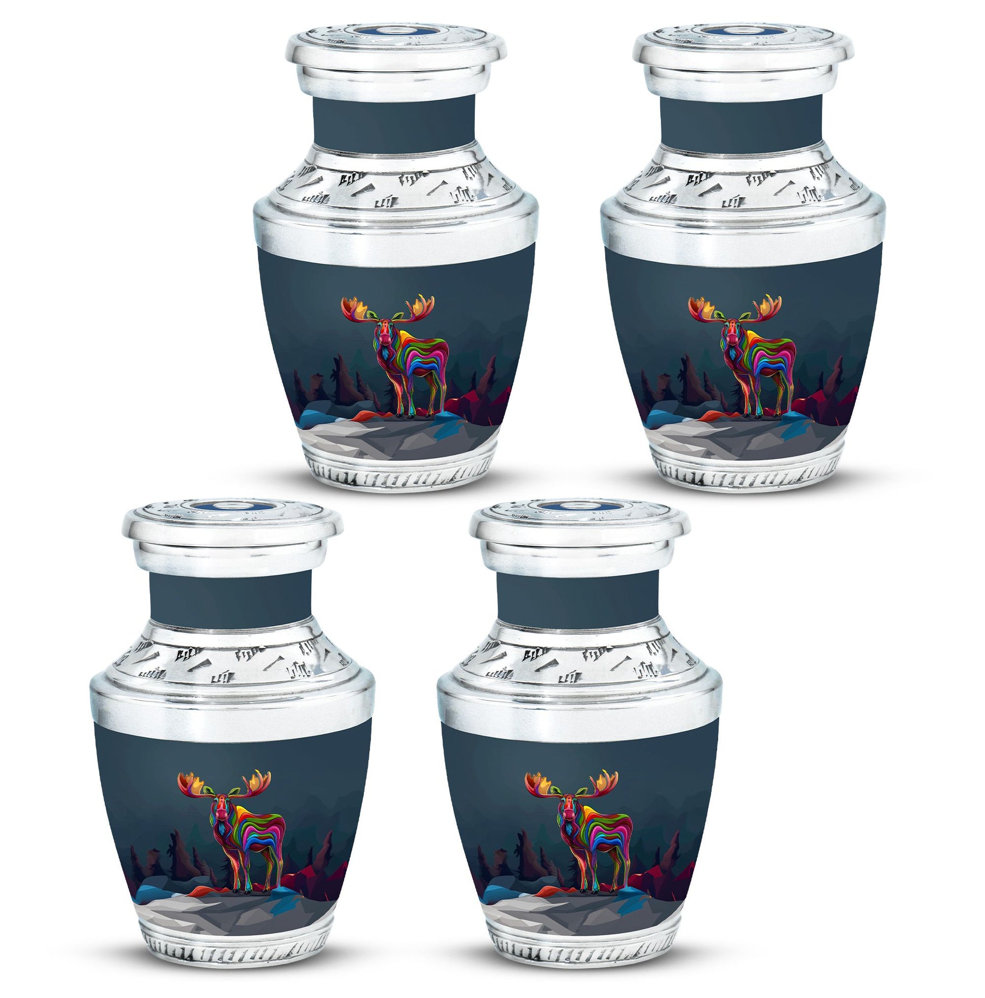 Moose Walking Adult Urn Funeral, Ashes Memorial Urn
