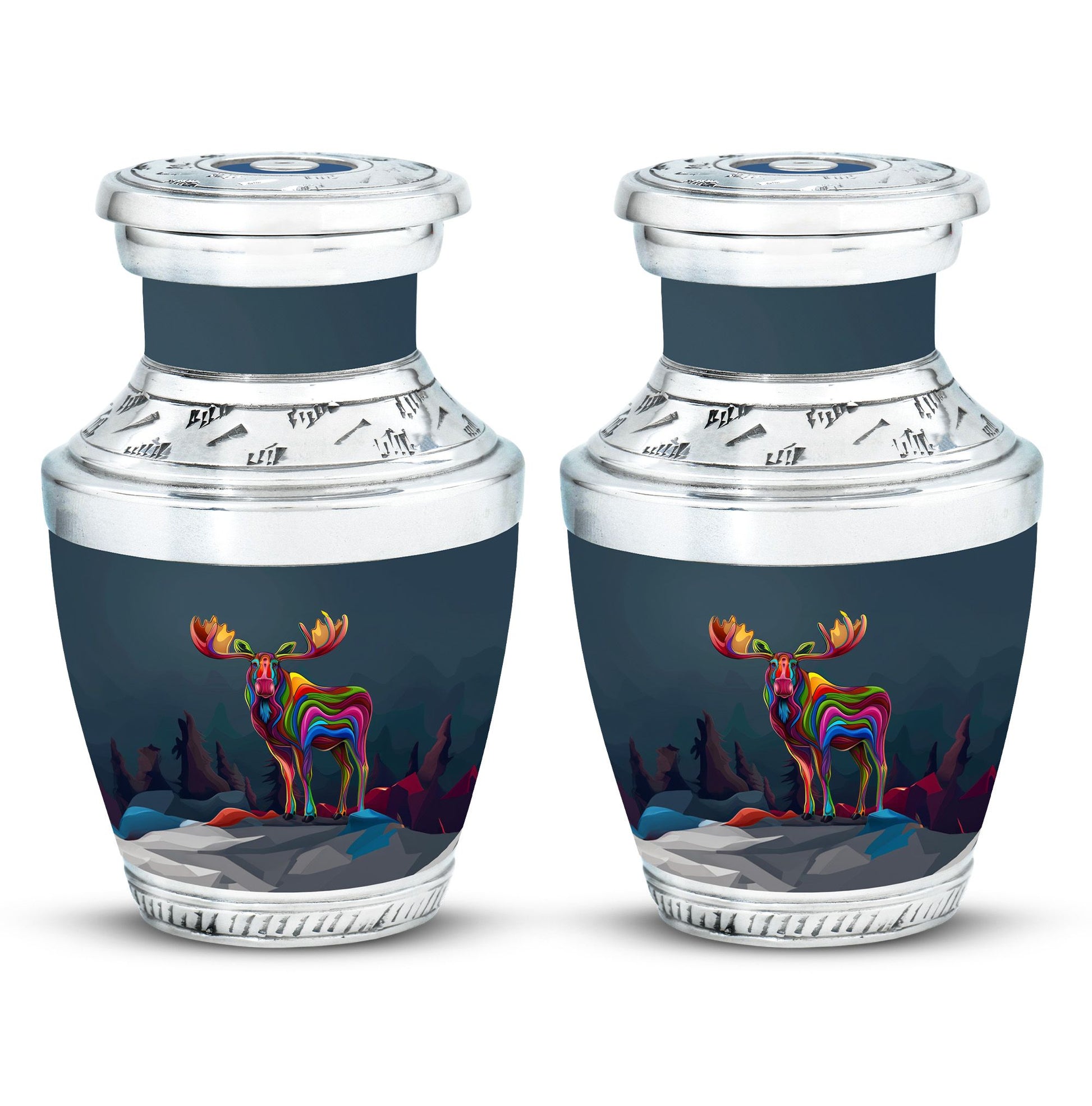 Moose Walking Adult Urn Funeral, Ashes Memorial Urn