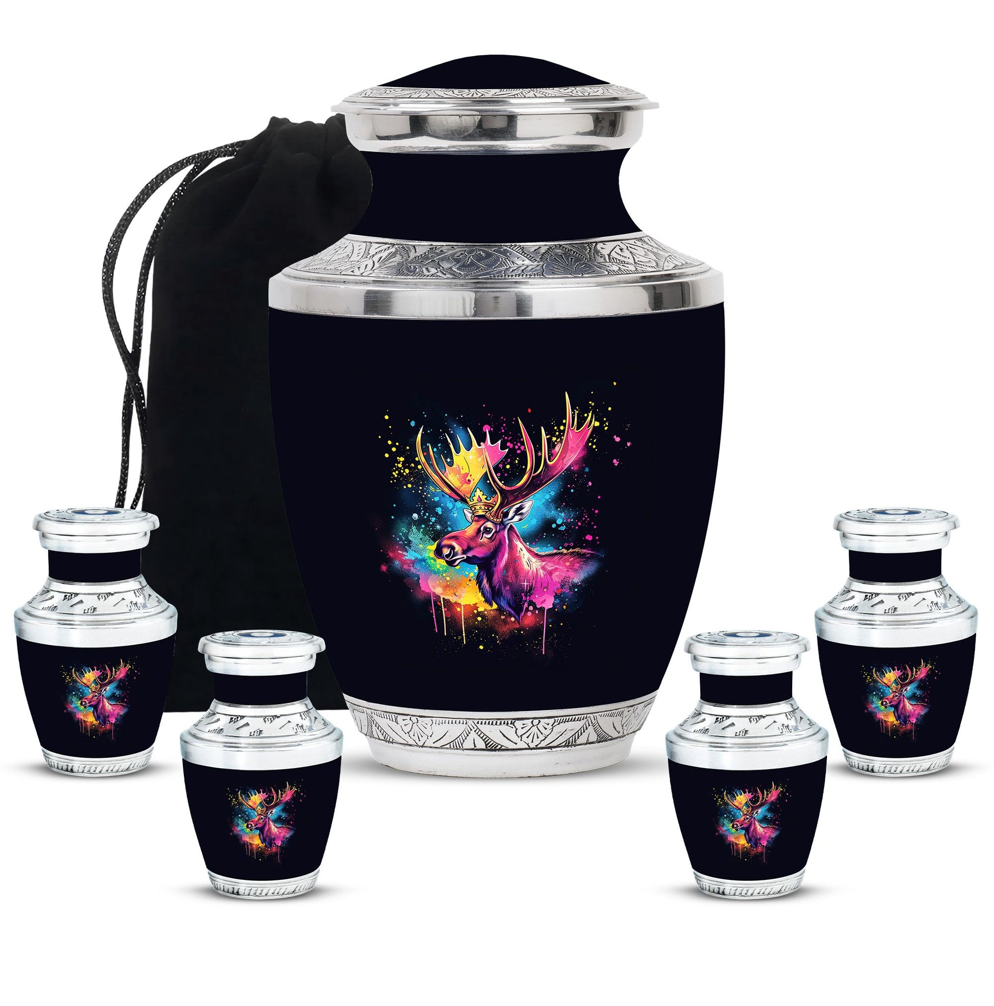 Moose Walking Urns For Ashes Adult Male Funeral, Ashes Memorial Urn