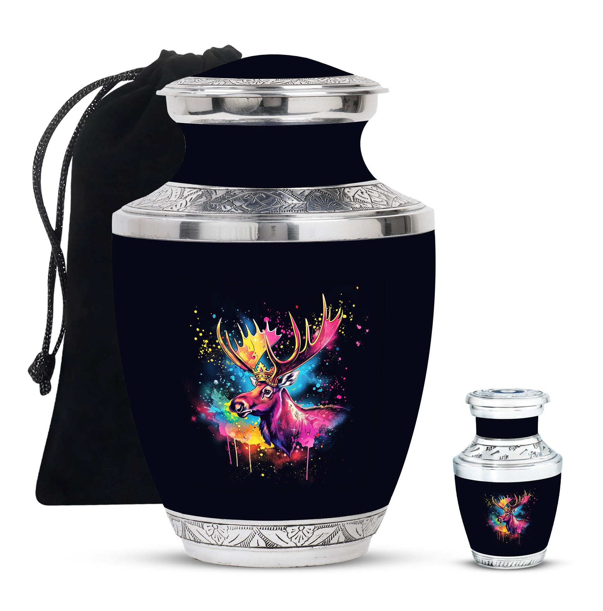 Moose Walking Urns For Ashes Adult Male Funeral, Ashes Memorial Urn