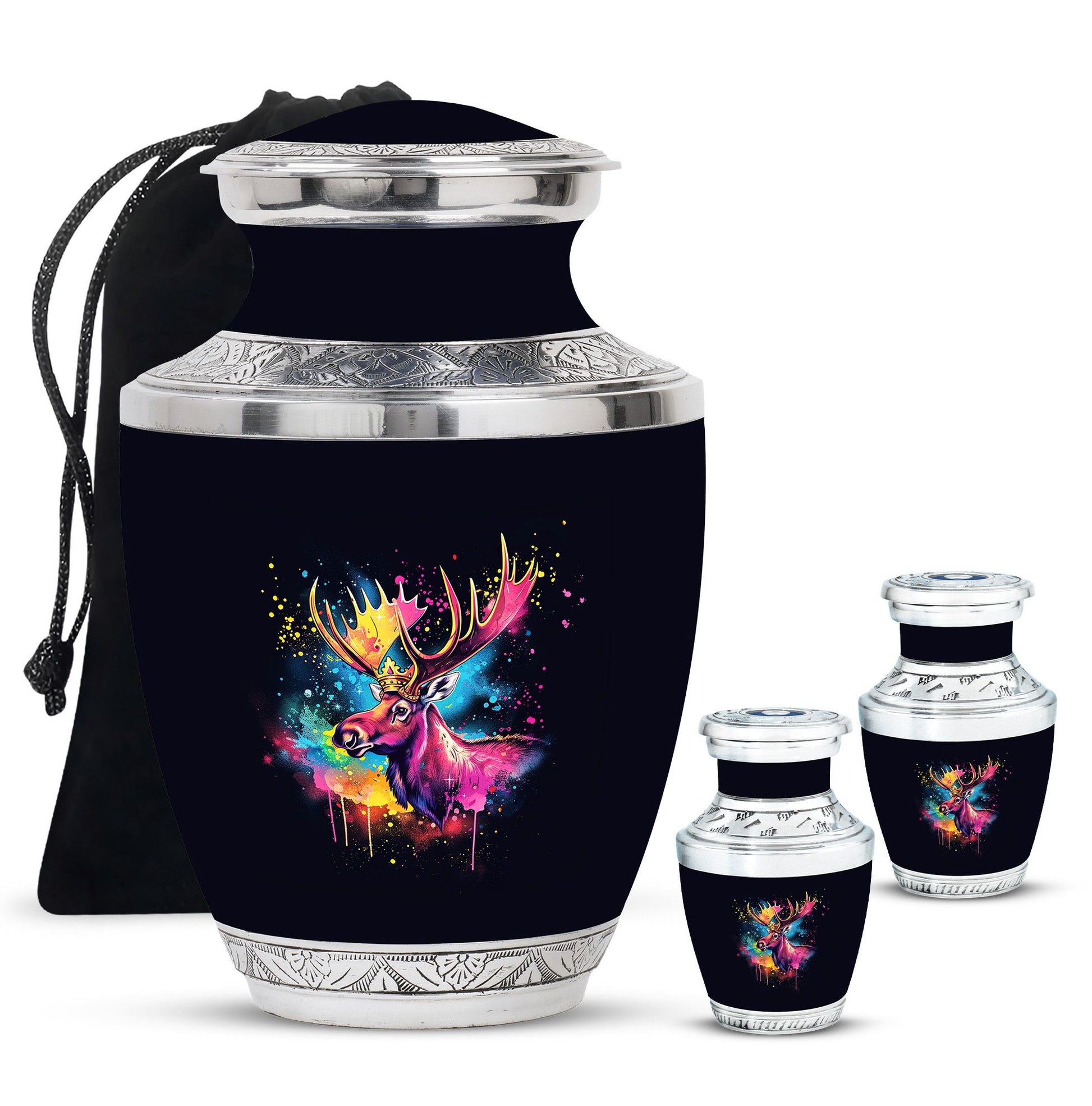 Moose Walking Urns For Ashes Adult Male Funeral, Ashes Memorial Urn