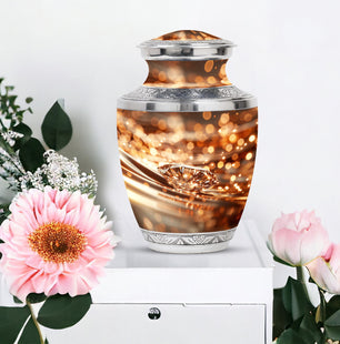 Diamond Adult Urns Teardrop, Heart Shape Urn