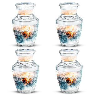 Basketball Memorial Urn Teardrop, Heart Cremation Urn For Ashes