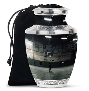 Basketball Custom Urns For Human Ashes Large Teardrop, Heart Urn