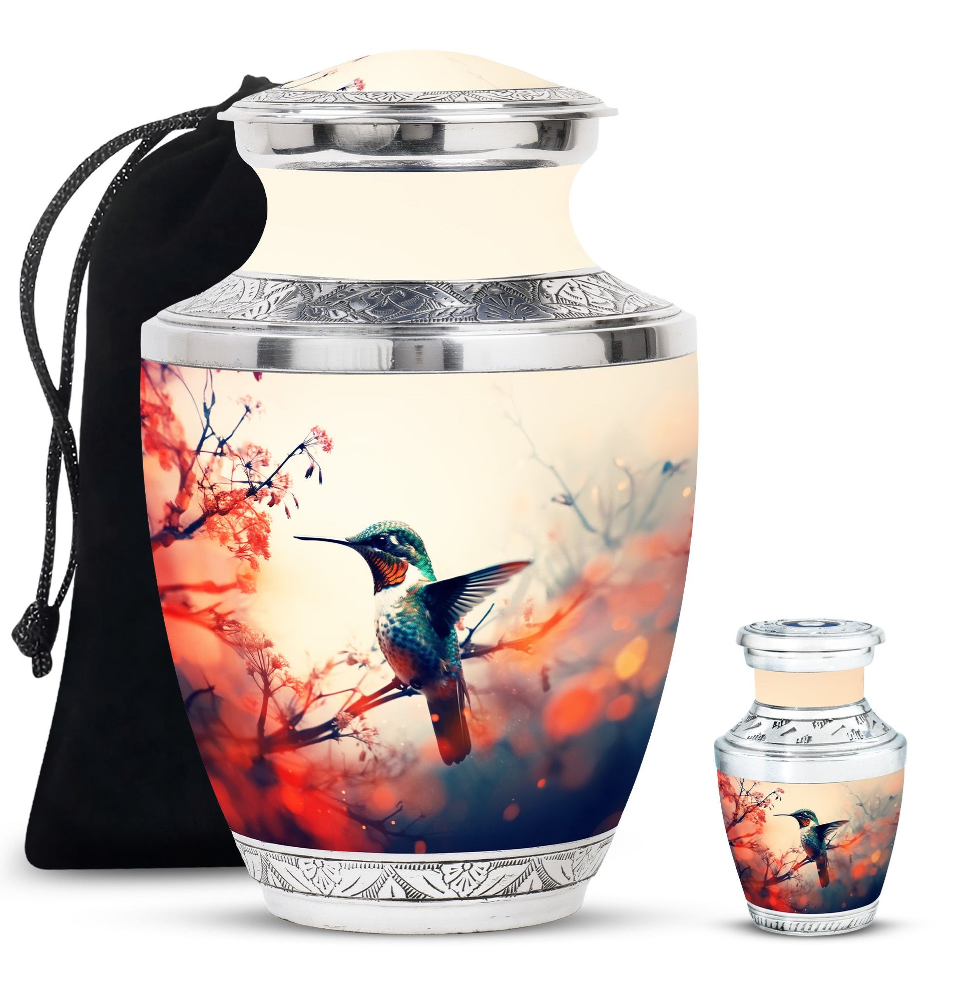 Humming Bird Cremation Urns For Burial Large Funeral, Ashes Urn