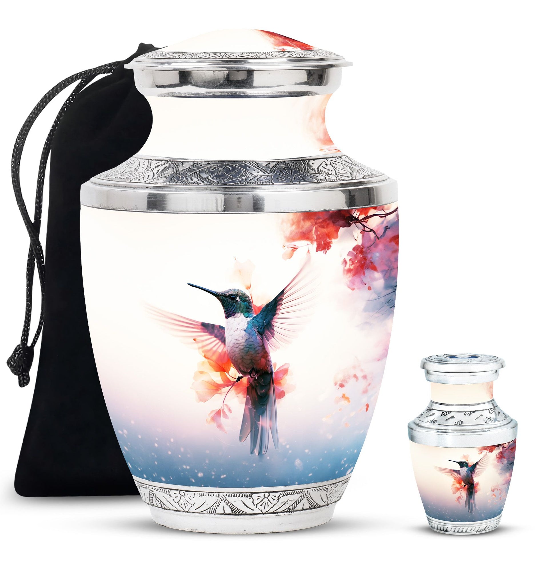 Humming Bird Keepsake For Ashes Funeral, Ashes Cremation Urn