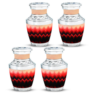 Pattern Cremation Urns Adult Teardrop, Heart Shape Urn