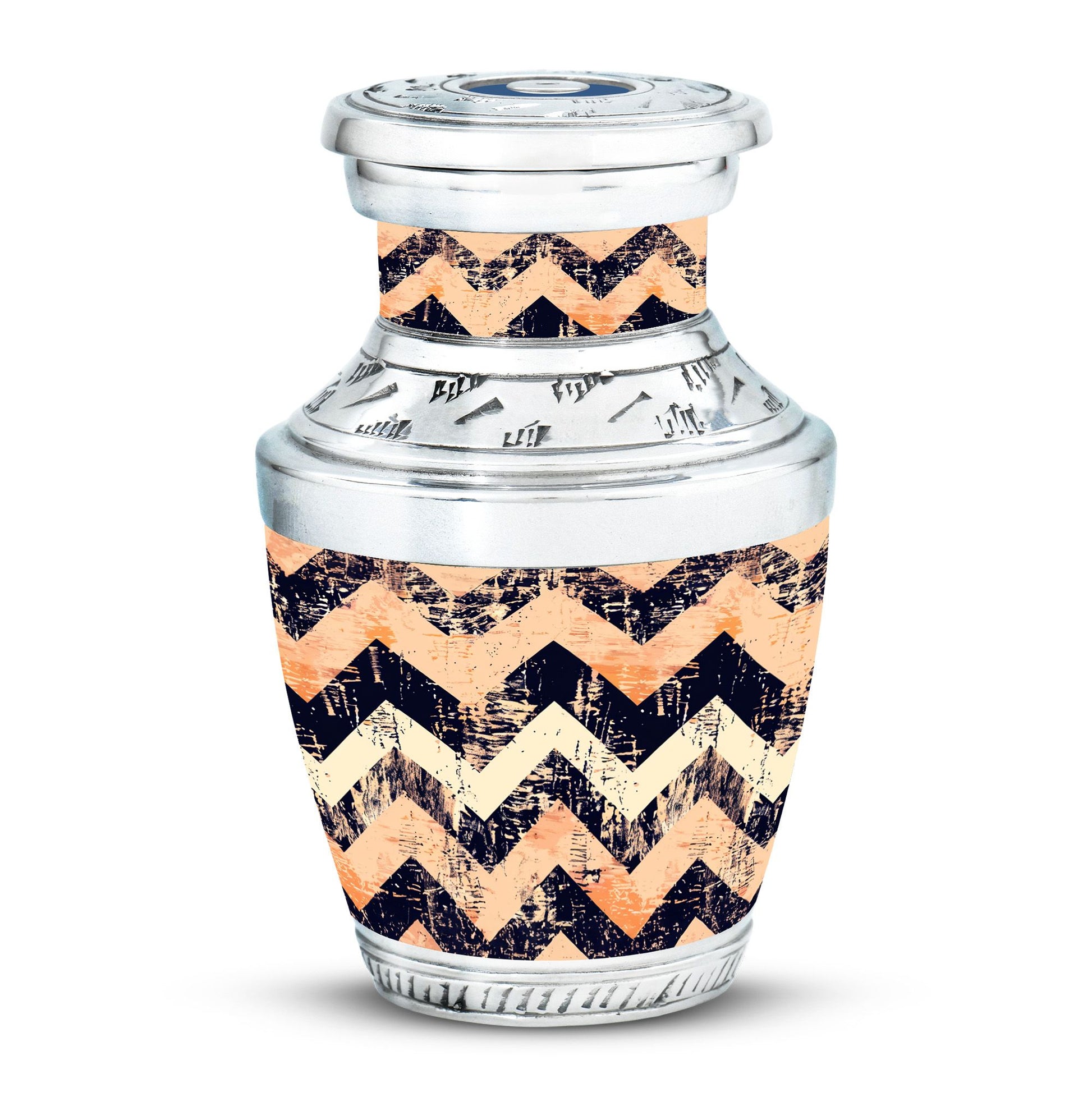 Pattern Adult Male Urn For Ashes Large Teardrop, Heart Urn For Ashes