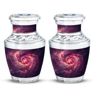 Galaxy Urns For Adult Male Dad Teardrop, Heart Cremation Urn