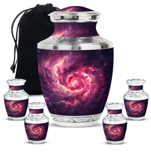 Galaxy Urns For Adult Male Dad Teardrop, Heart Cremation Urn
