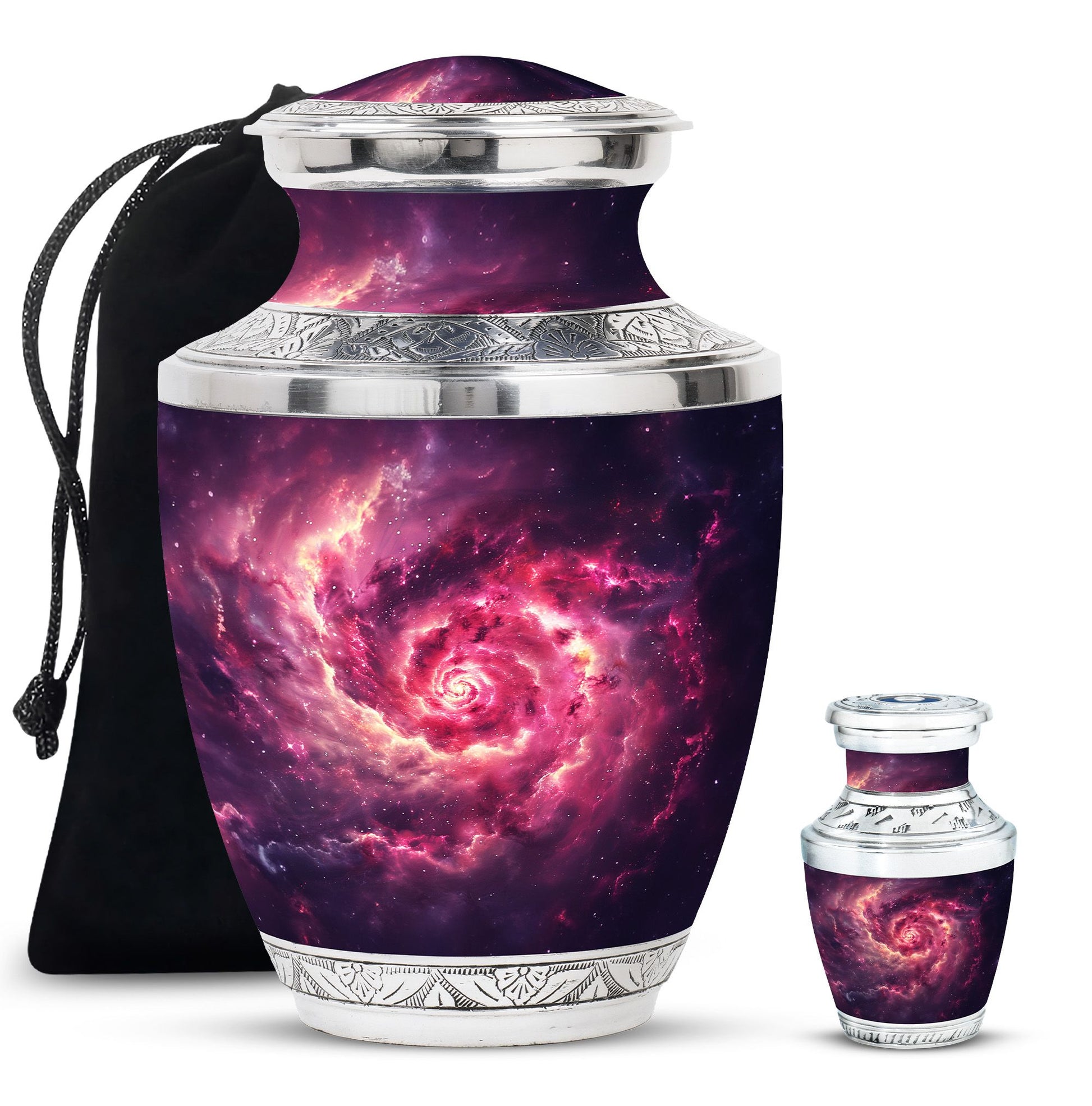 Galaxy Urns For Adult Male Dad Teardrop, Heart Cremation Urn