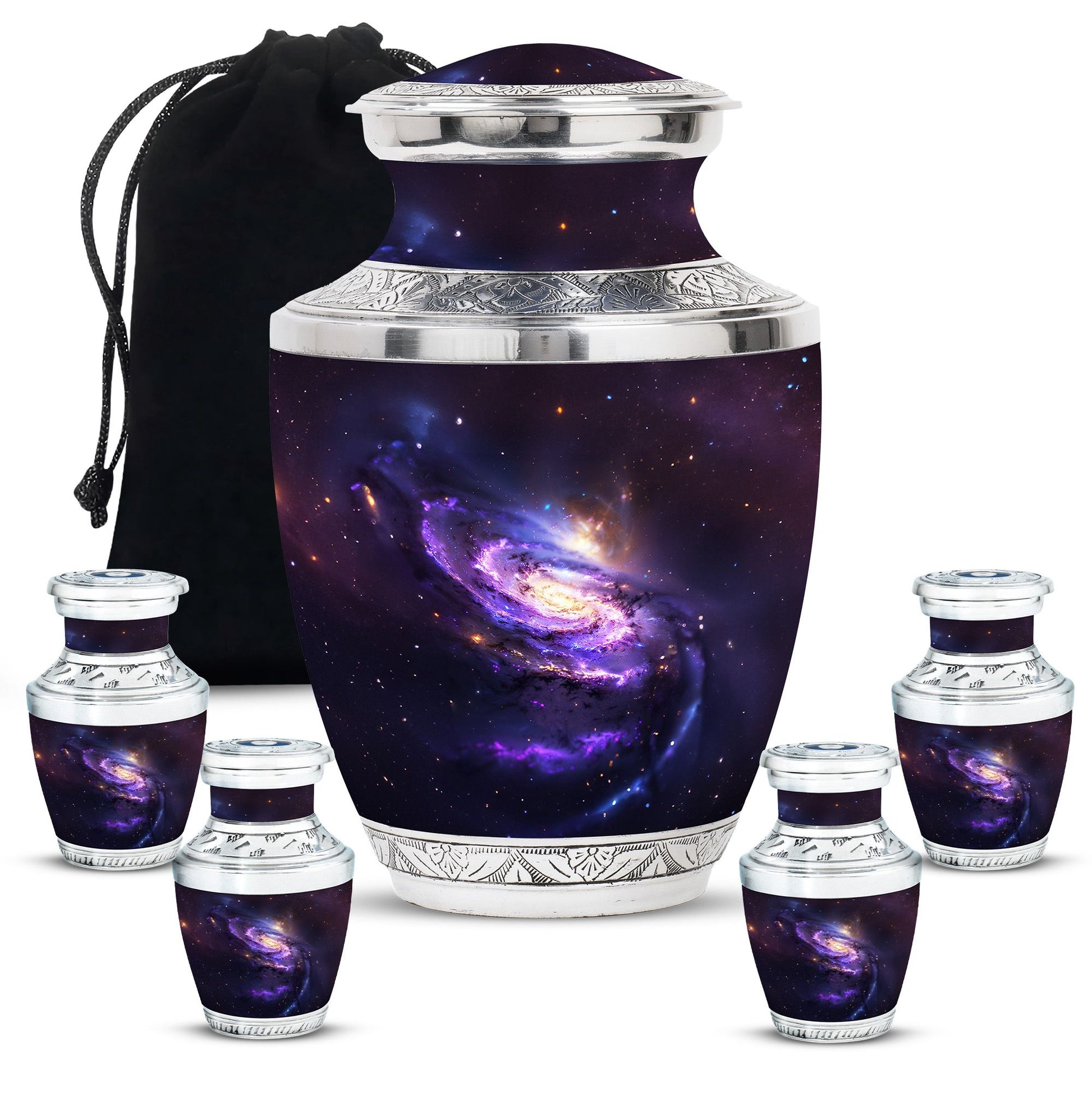 Galaxy Adult Cremation Urns Teardrop, Heart Shape Urn