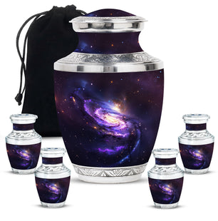 Galaxy Adult Cremation Urns Teardrop, Heart Shape Urn