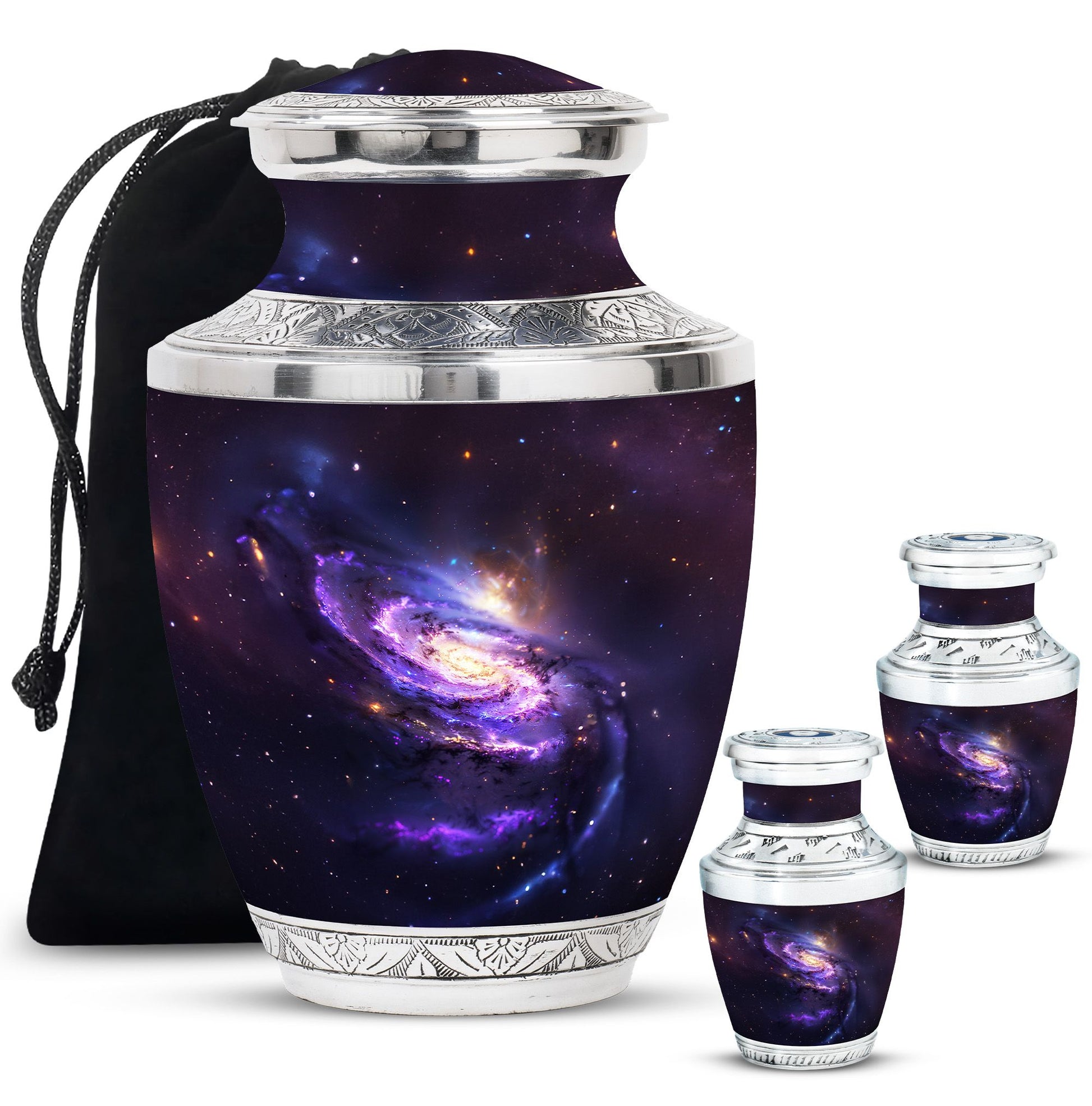 Galaxy Adult Cremation Urns Teardrop, Heart Shape Urn