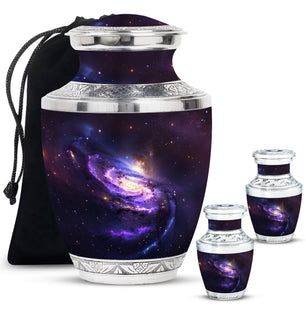 Galaxy Adult Cremation Urns Teardrop, Heart Shape Urn