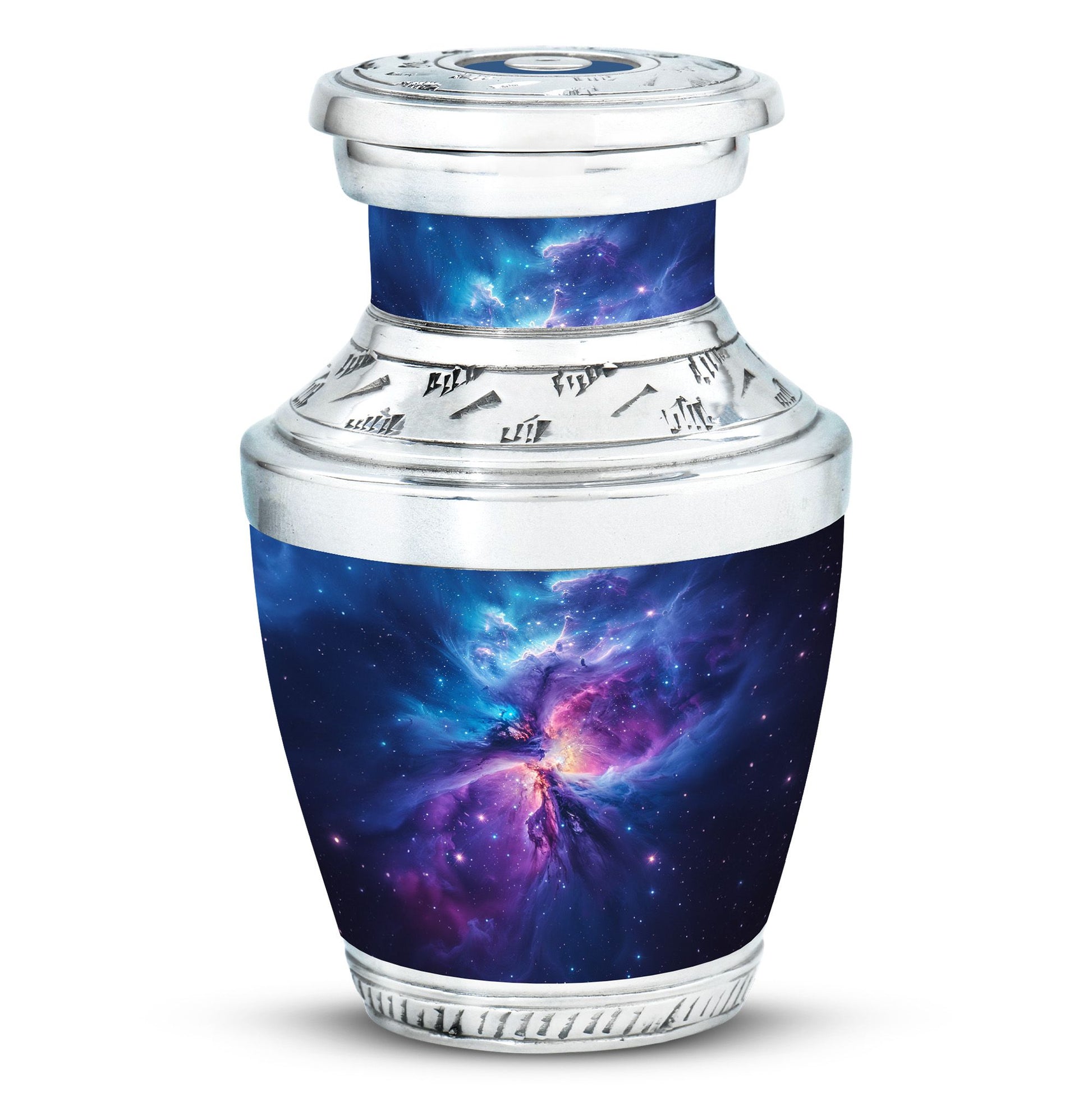 Galaxy Adult Size Urn Teardrop, Heart Cremation Urn For Ashes