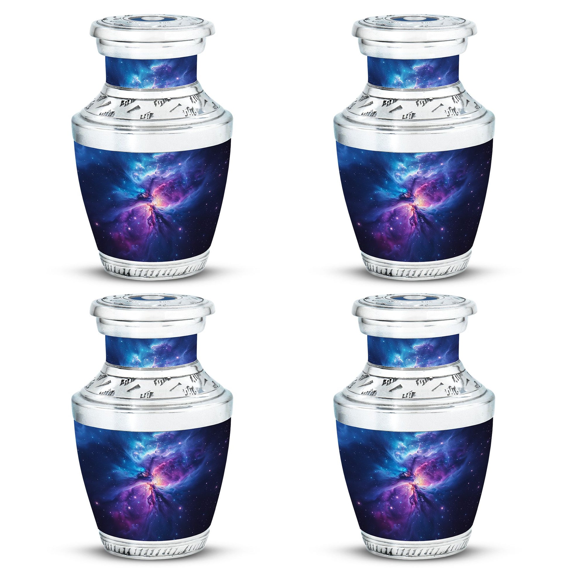 Galaxy Adult Size Urn Teardrop, Heart Cremation Urn For Ashes