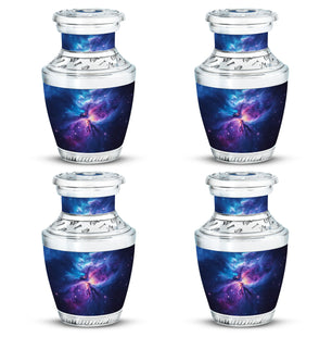 Galaxy Adult Size Urn Teardrop, Heart Cremation Urn For Ashes