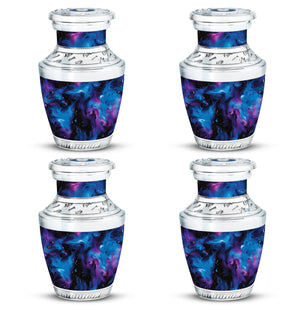 Galaxy Urn For Human Ashes Adult Large Teardrop, Heart Urn For Ashes