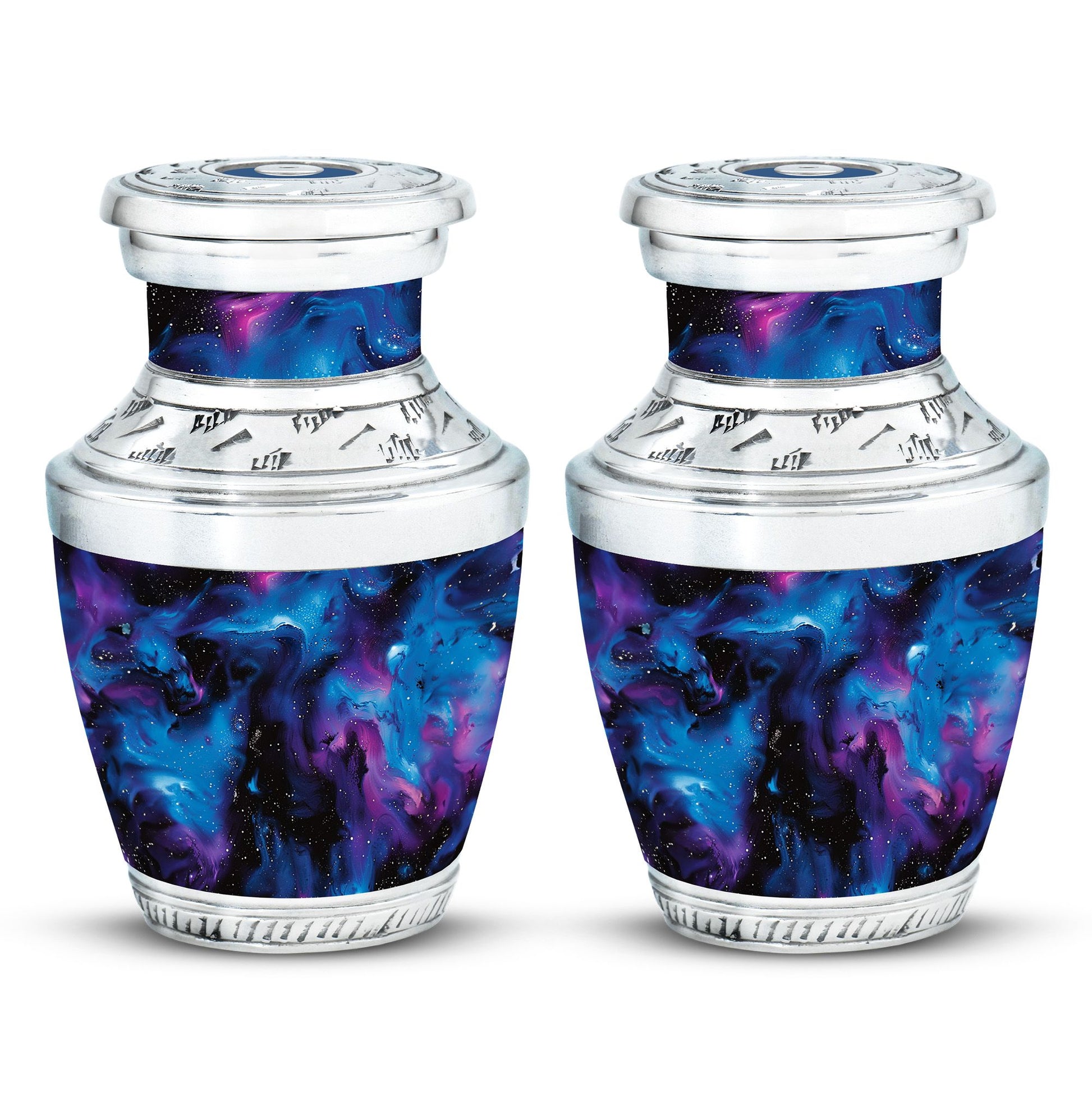 Galaxy Urn For Human Ashes Adult Large Teardrop, Heart Urn For Ashes
