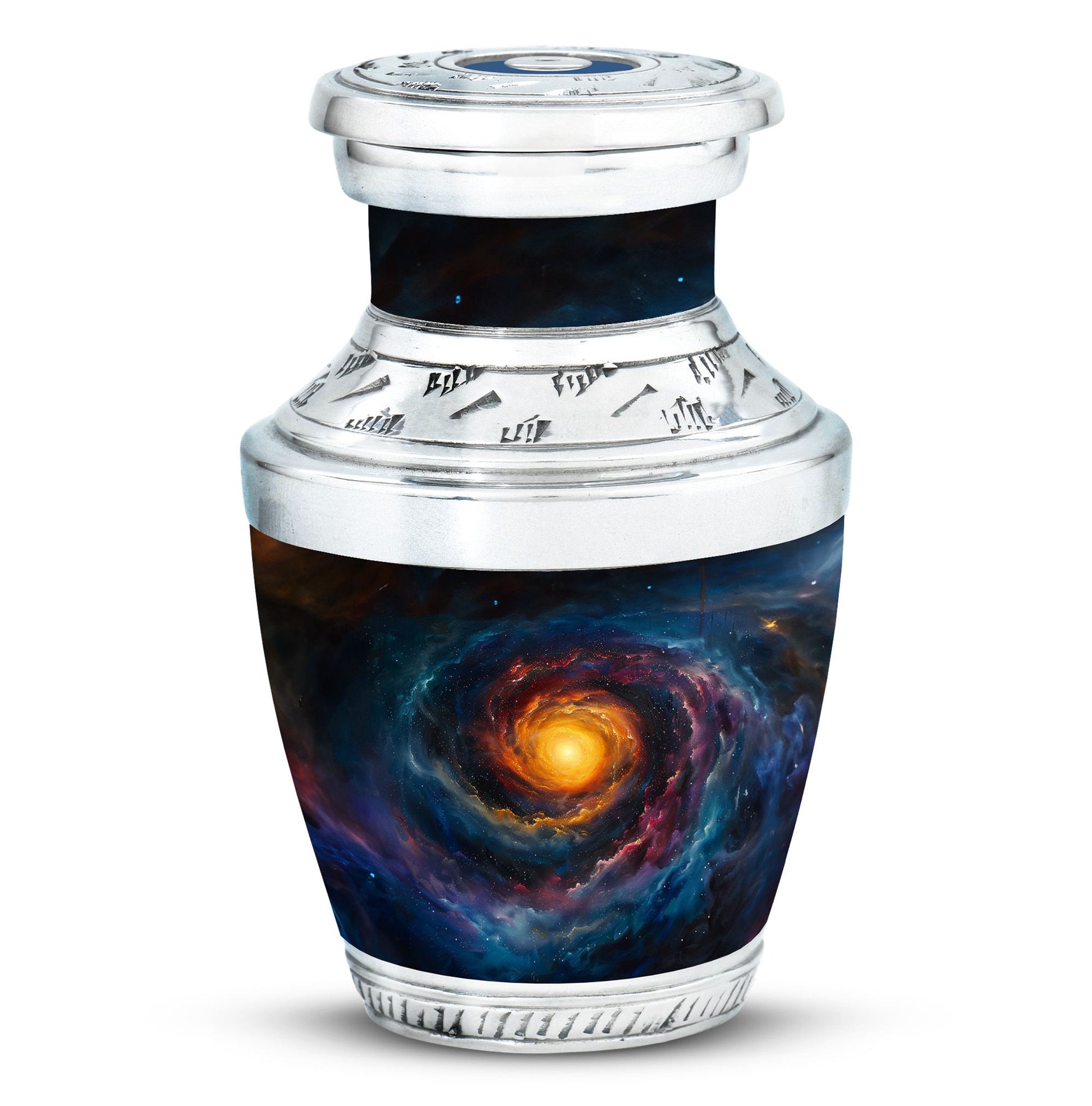 Galaxy Urn For Son Teardrop, Heart Cremation Urn