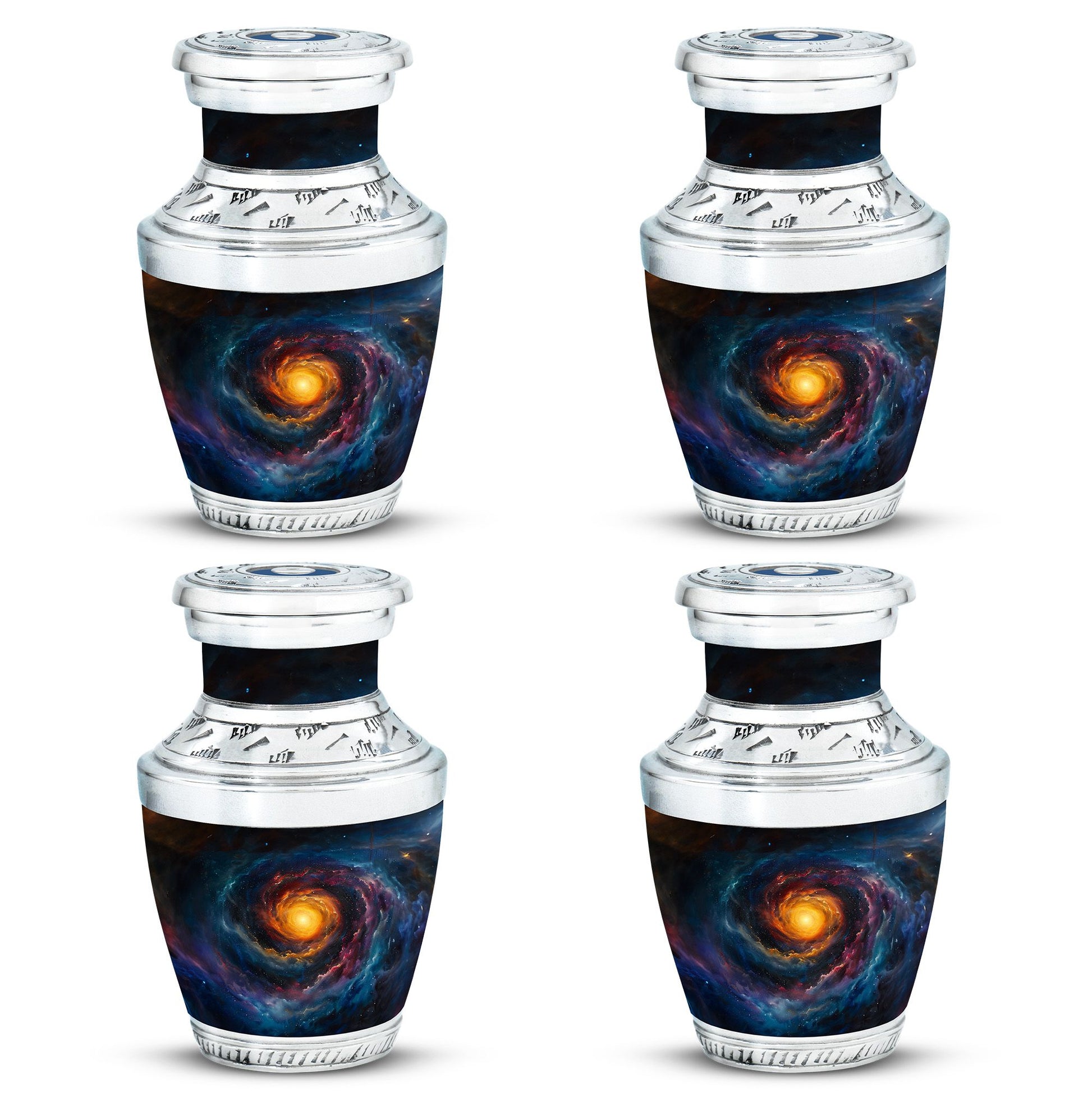 Galaxy Urn For Son Teardrop, Heart Cremation Urn