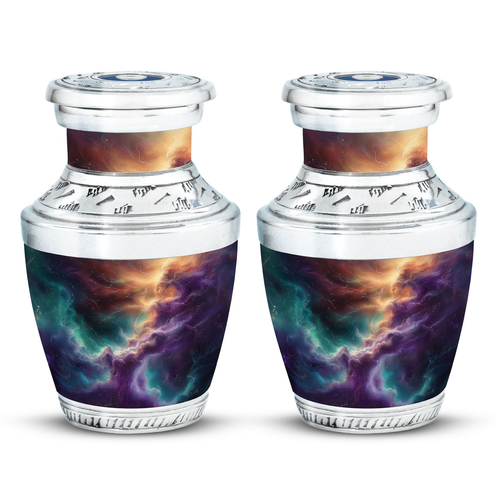 Galaxy Urn Dad Teardrop, Heart Shape Urn