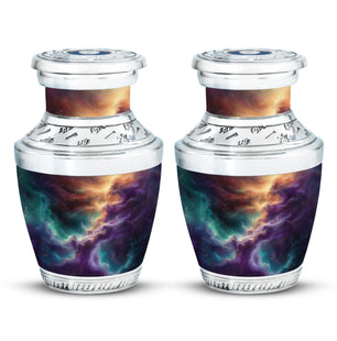 Galaxy Urn Dad Teardrop, Heart Shape Urn