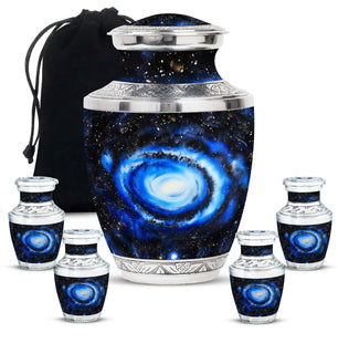 Galaxy Customized Urns For Human Ashes Teardrop, Heart Urn