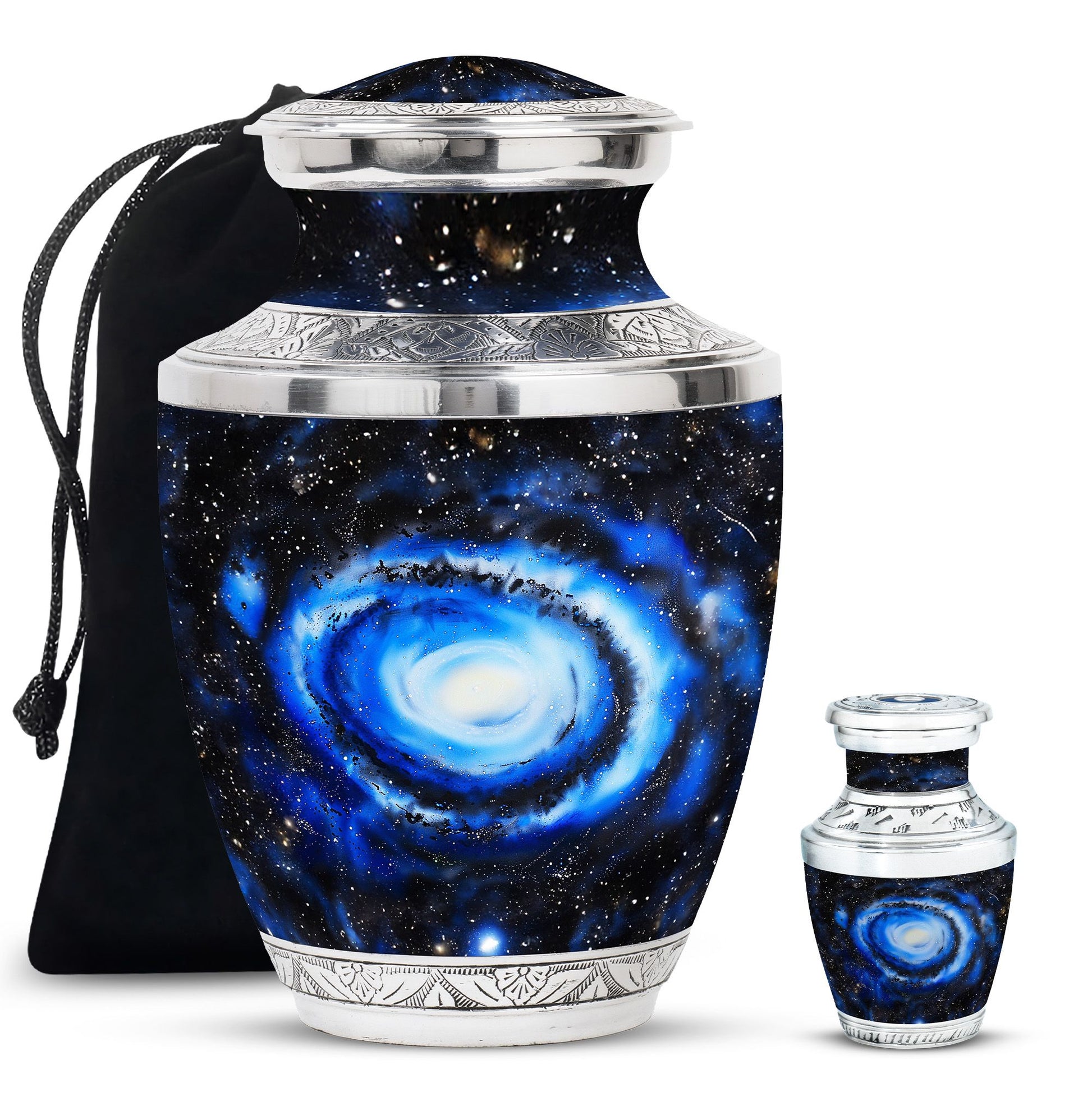 Galaxy Customized Urns For Human Ashes Teardrop, Heart Urn