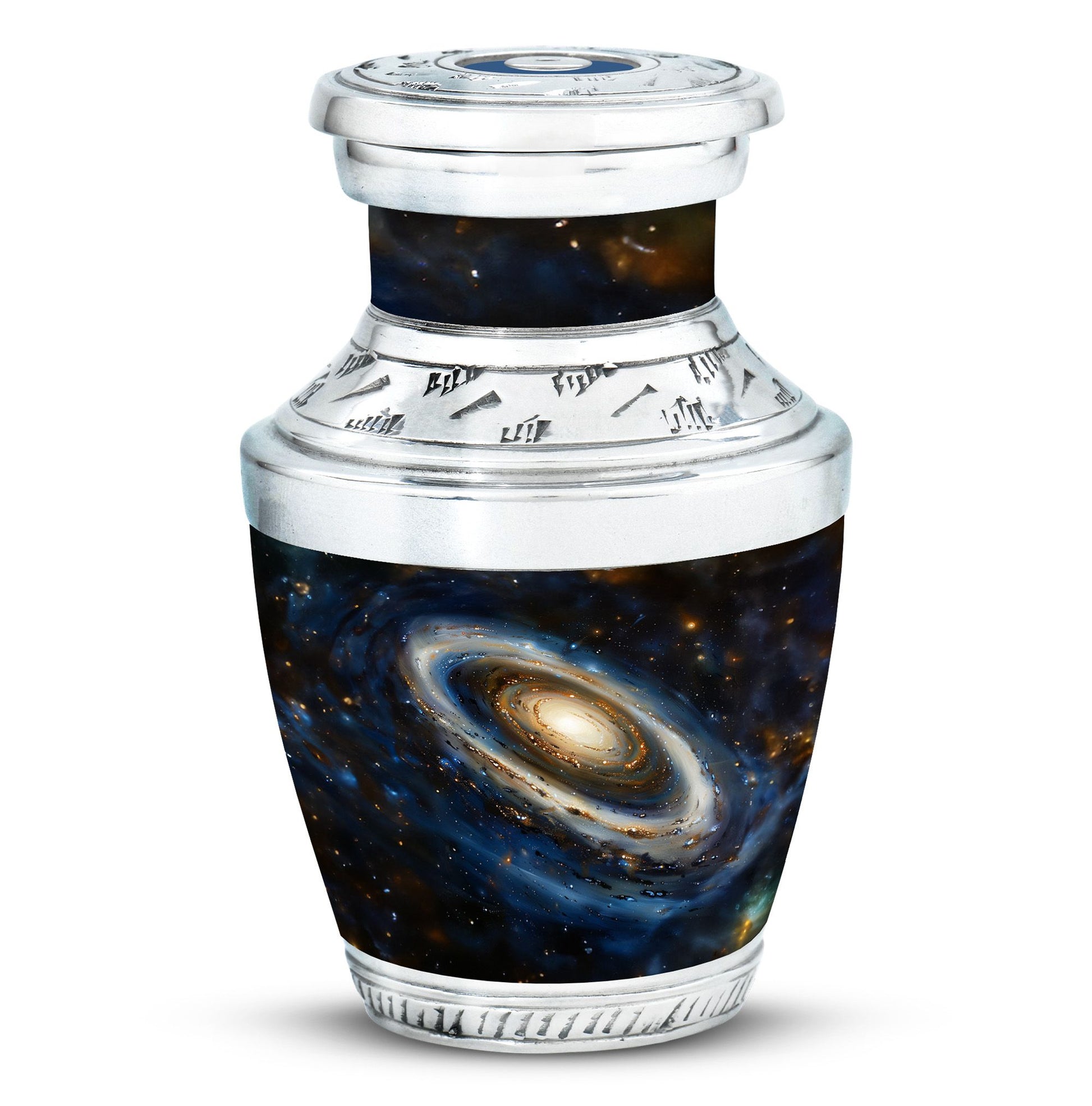 Galaxy Medium Urn For Ashes Teardrop, Heart Cremation Urn