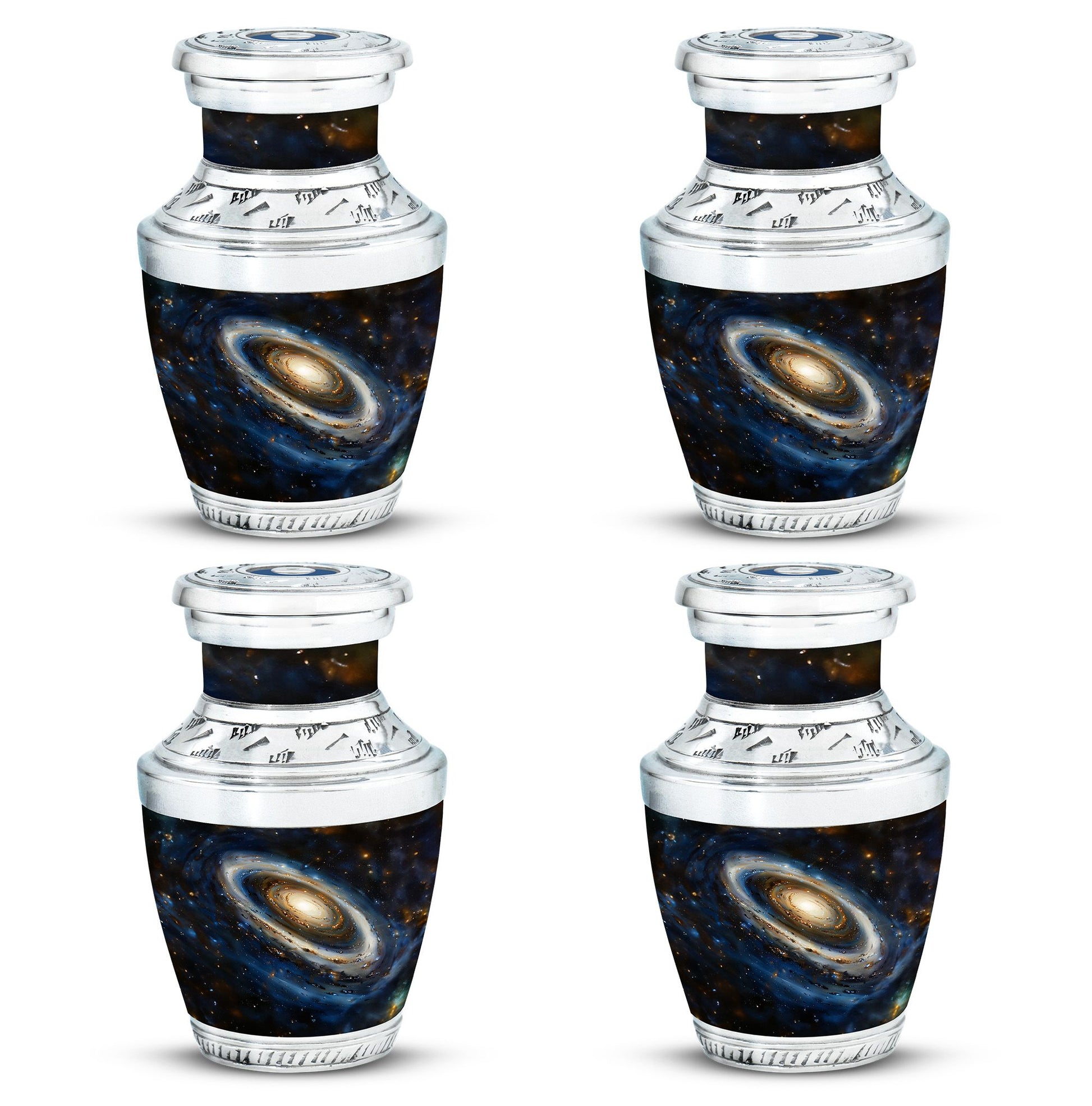 Galaxy Medium Urn For Ashes Teardrop, Heart Cremation Urn