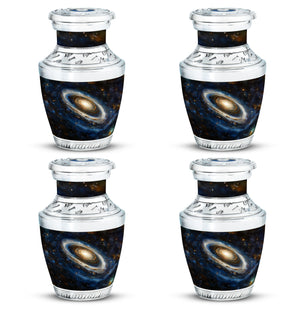 Galaxy Medium Urn For Ashes Teardrop, Heart Cremation Urn