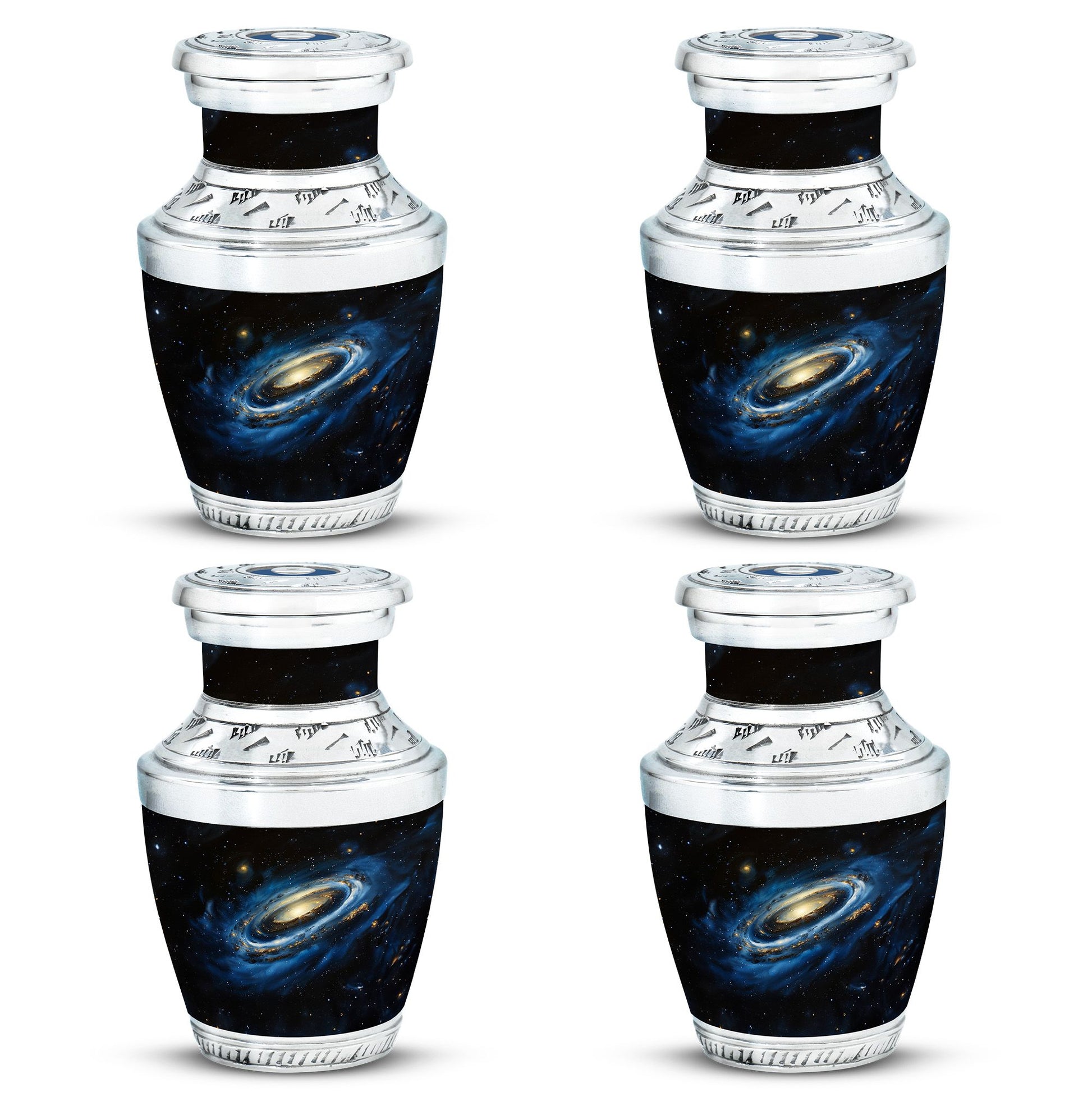 Galaxy Cremation Urns For Ashes For Women Teardrop, Heart Shape Urn