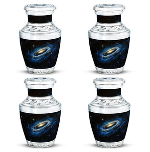 Galaxy Cremation Urns For Ashes For Women Teardrop, Heart Shape Urn