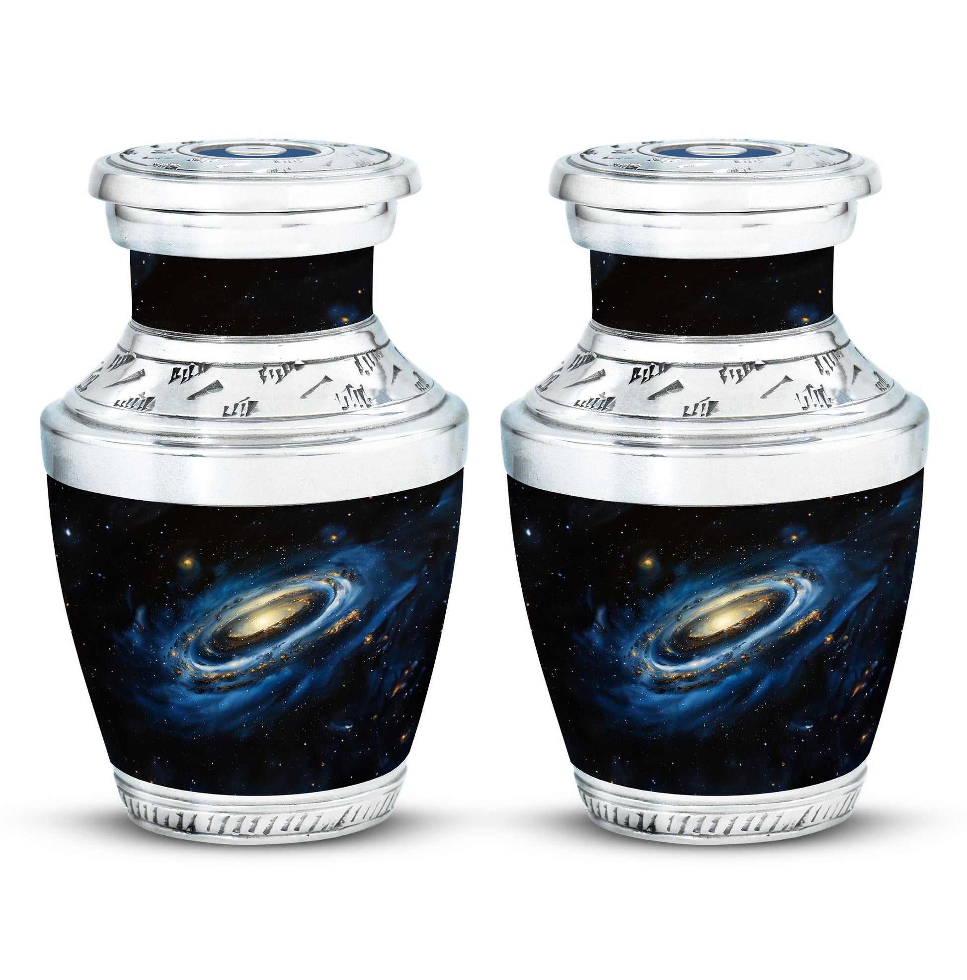 Galaxy Cremation Urns For Ashes For Women Teardrop, Heart Shape Urn