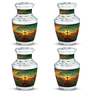 Cross Theme 3 Inch Keepsake Pack of 4
