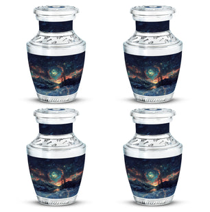 Majestic Sky Theme 3 Inch Keepsake Pack of 4