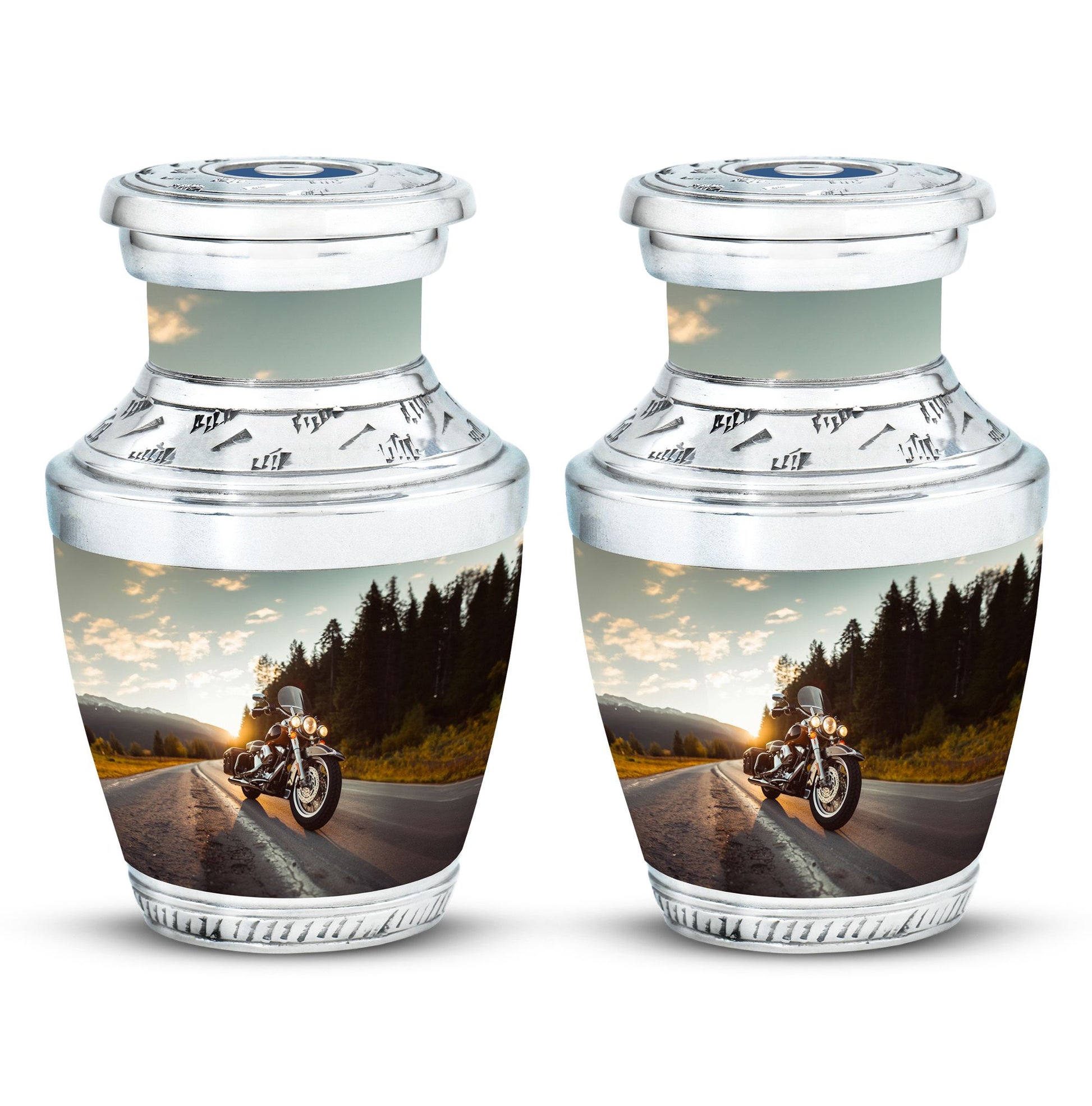 Bike Theme 3 Inch Keepsake Pack of 2