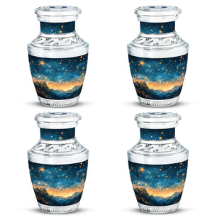 Majestic Sky Theme 3 Inch Keepsake Pack of 4