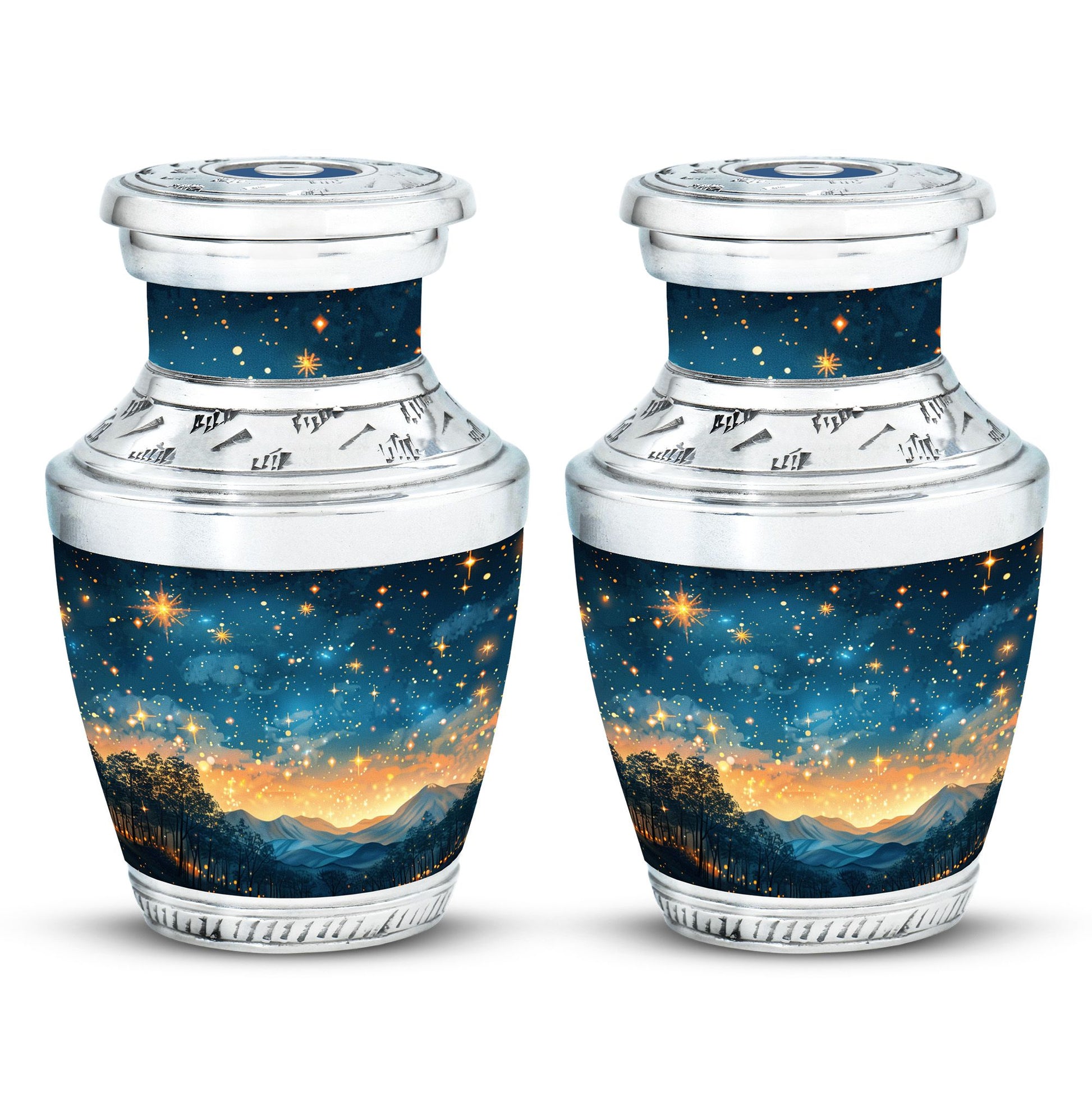 Majestic Sky Theme 3 Inch Keepsake Pack of 2