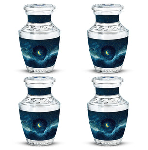 Majestic Moon Theme 3 Inch Keepsake Pack of 4