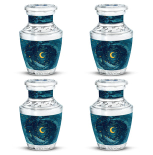 Majestic Moon Theme 3 Inch Keepsake Pack of 4